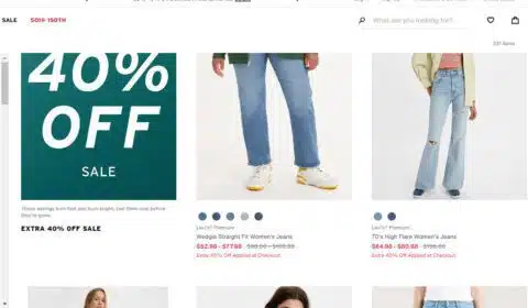 womens-clothing-on-sale-at-levis Women's Clothing on Sale at Levi's Up to 40% Off