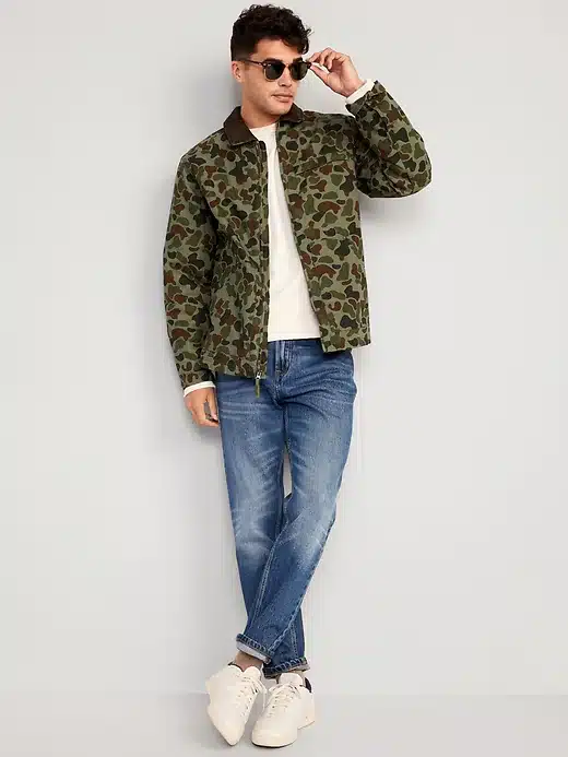 Cozy-Lined Canvas Barn Coat for Men.