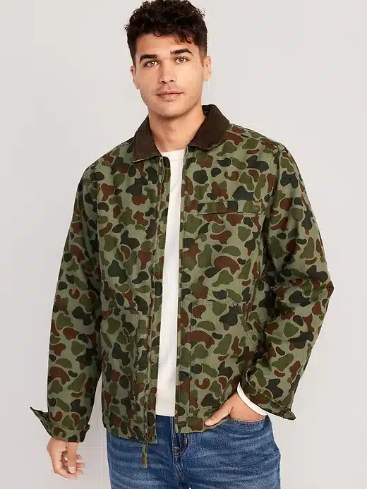 Cozy-Lined Canvas Barn Coat for Men