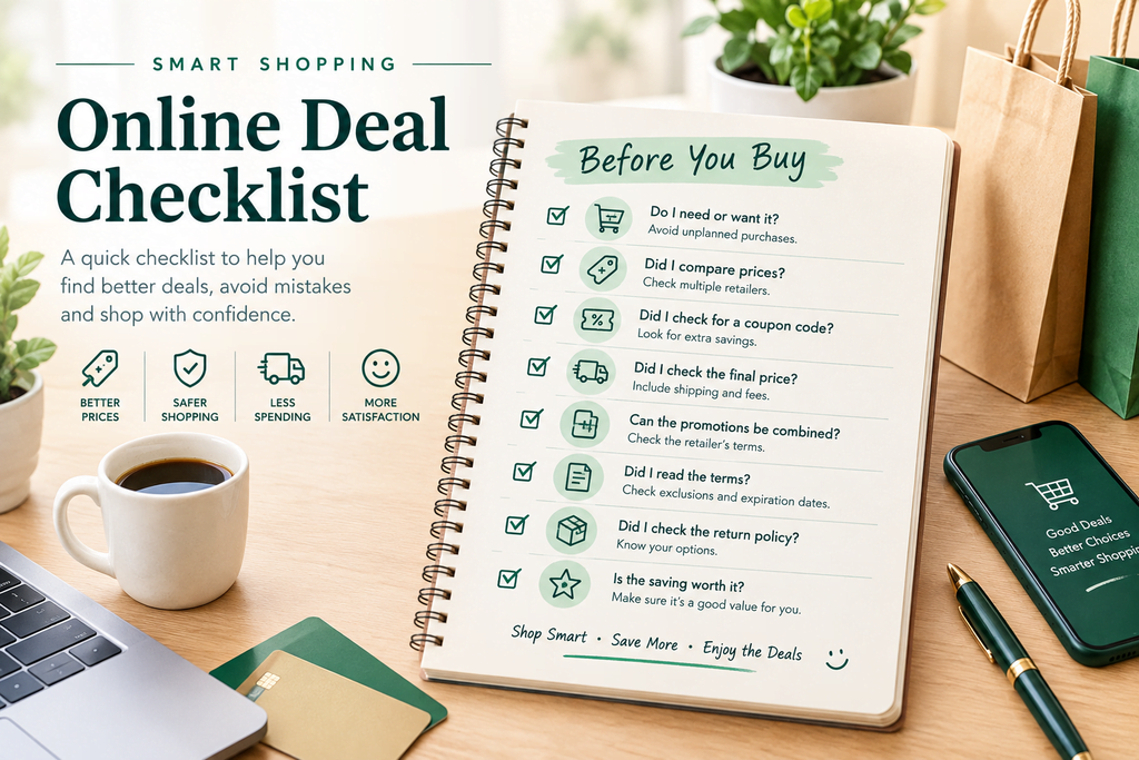 Smart Online Deal Checklist