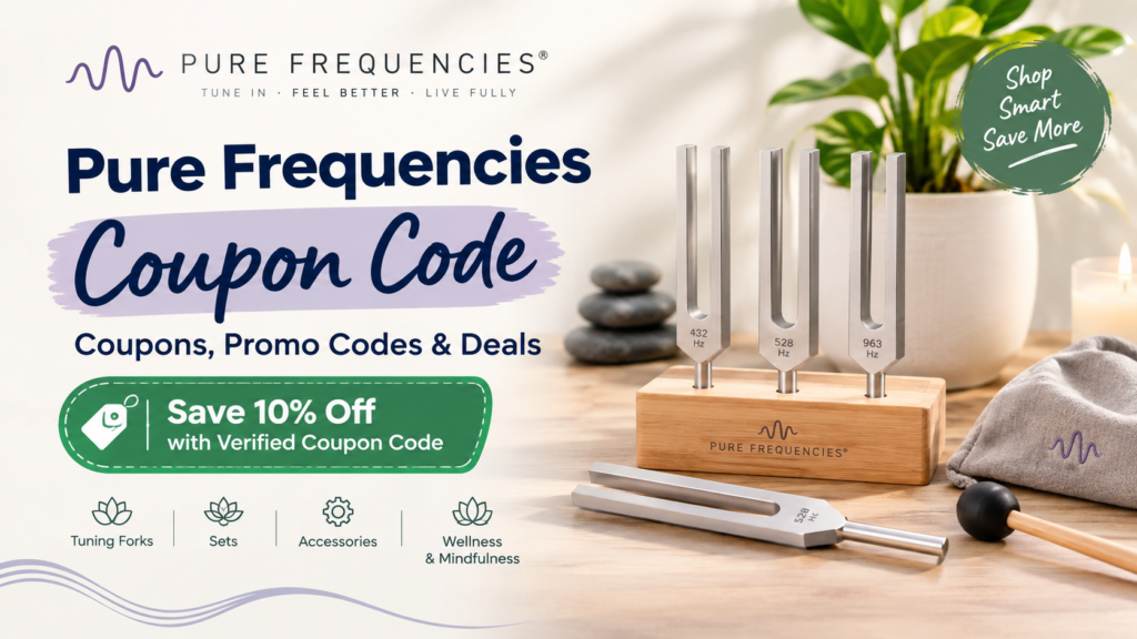 Pure Frequencies couponss promo codes, discount codes and deals