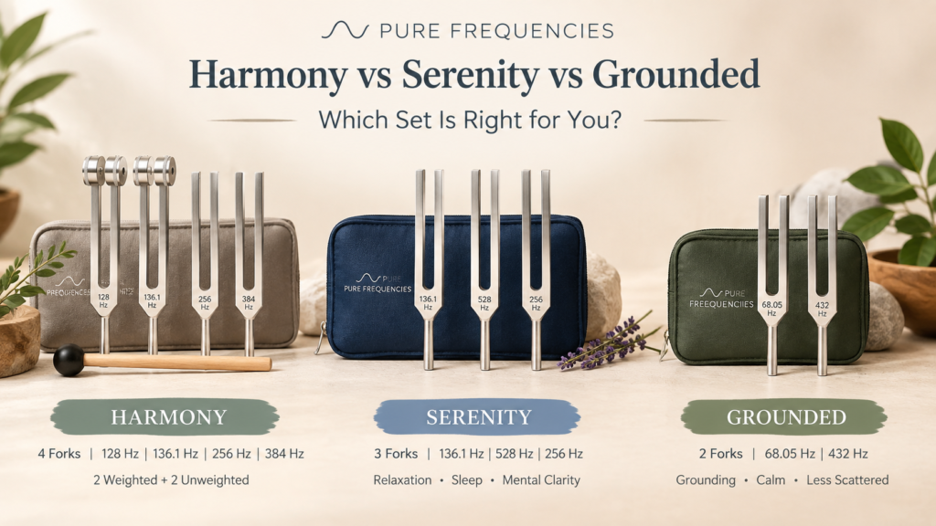 Pure Frequencies Harmony vs Serenity vs Grounded: Which Set Is Right for You?